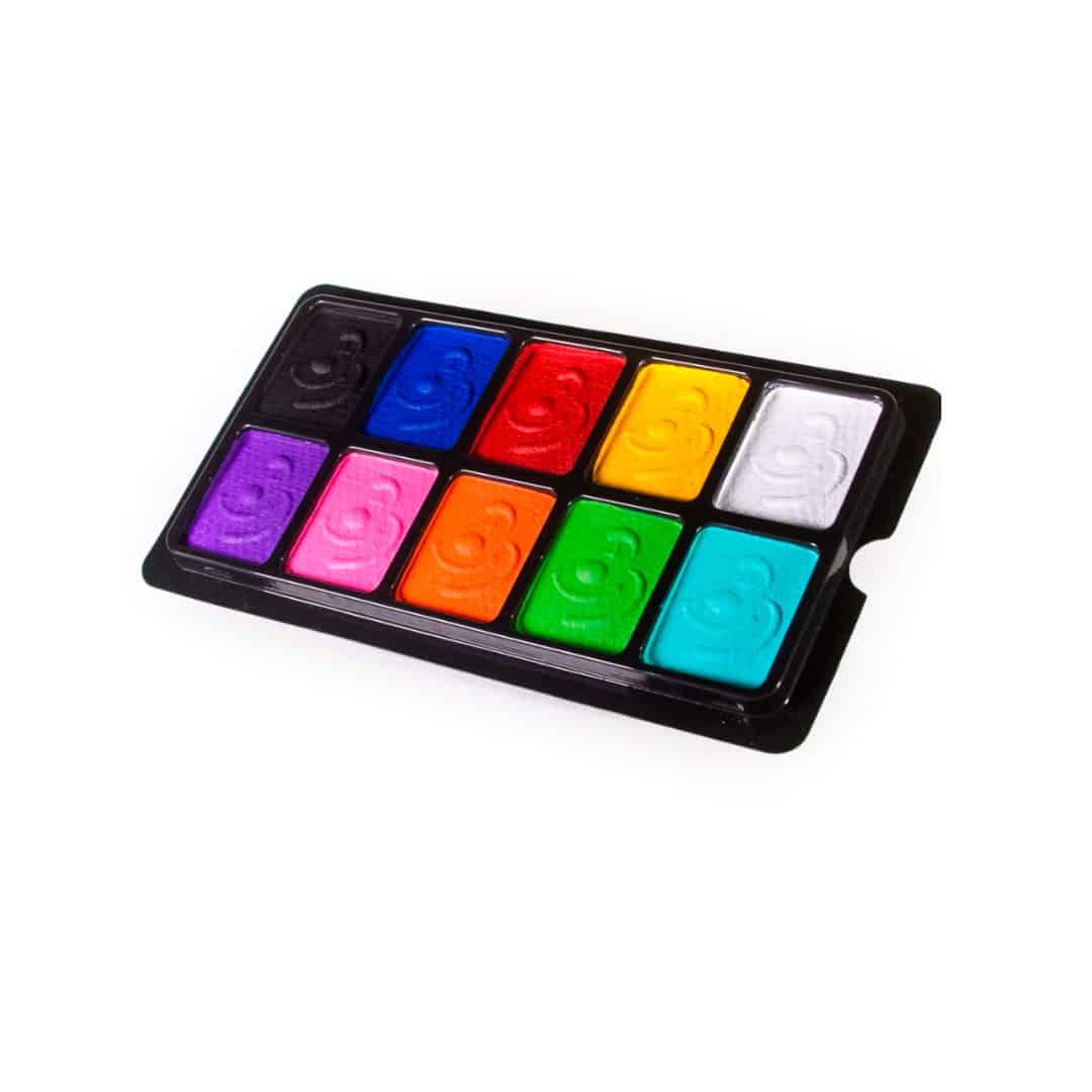 Paleta Mate 10 Colores Basicos AQUA BONDS - Imagen 3