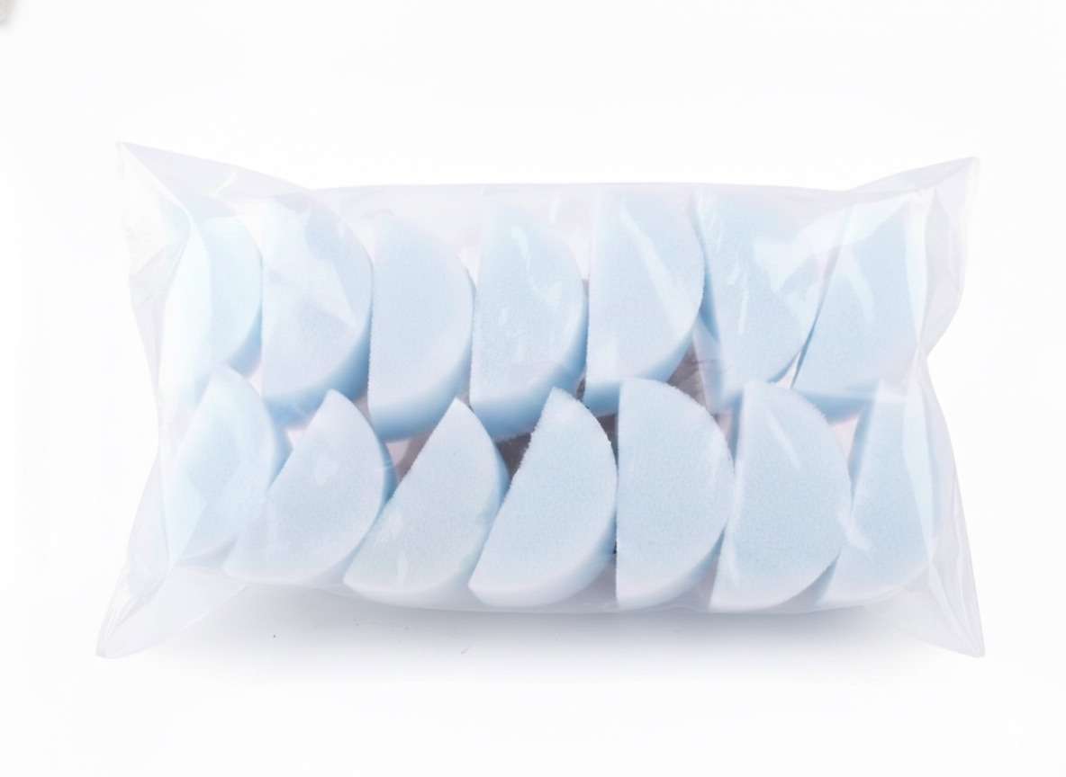 Paquete de Esponja Azul Media Luna - (14 piezas)